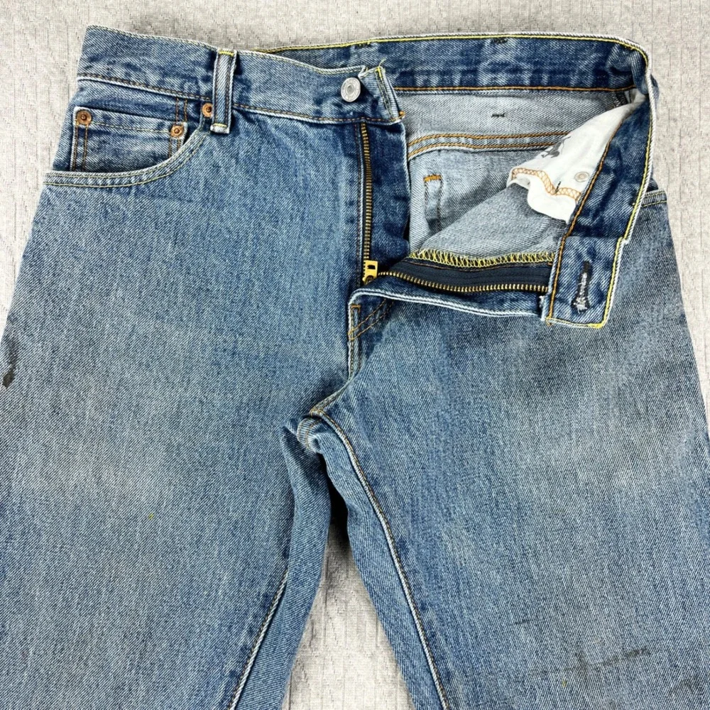 Levi's 517 Bootcut Jeans Mens 30x34 Blue Denim Classic Western Workwear Pants